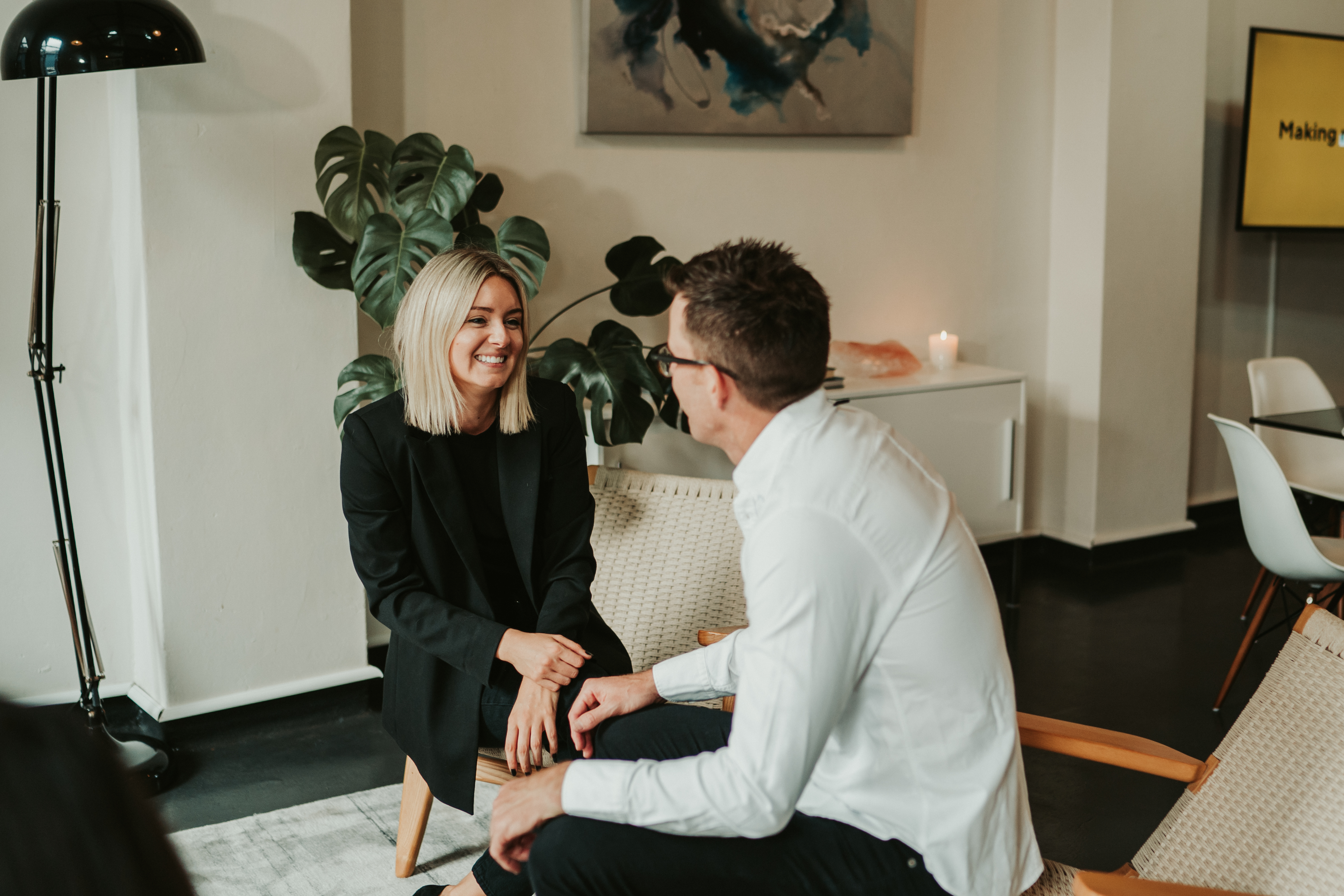 Orbit’s Founders, Greg And Kate Dennis Talking About How To Get Good Client Referrals In Sydney Office